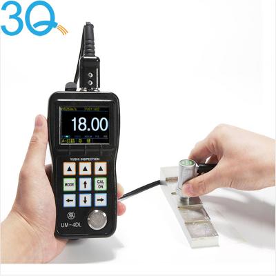 China 500~9999M/S 3Q 0.01mm Resolution And 1.0-300mm Ultrasonic Gauge Range Ultrasonic Thickness Gauge 1.0 300mm 4 Digit Mm/inch LCD for sale