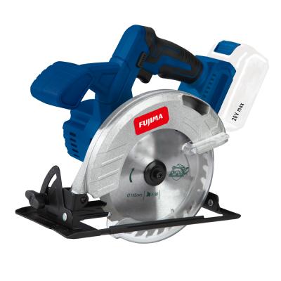 China Brick Saw FUJIMA 165mm Cordless Brushless Circular Saw Machines Hand Held Electric Wood Cutter Machine for sale