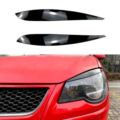 China Sport Organization Kits For Volkswagen Polo 9N Headlight Eyebrow Eyelids Car Stickers 2005-2009 Trim Cover Accessories Car Styling for sale