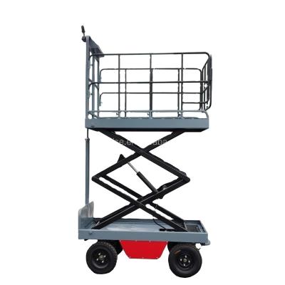 China Self Propelled Hotels Scissor Harvest Pick Lift / Platform Truck for sale