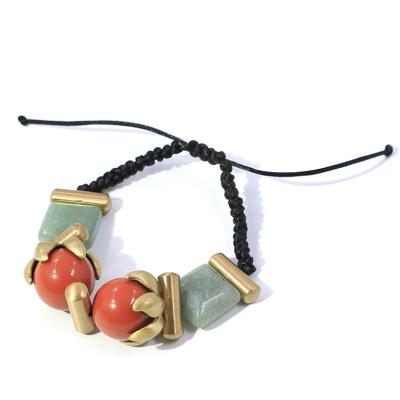 China BOHEMIA vintage jewelry cheap simple charm bracelet handmade custom resin bracelets for sale