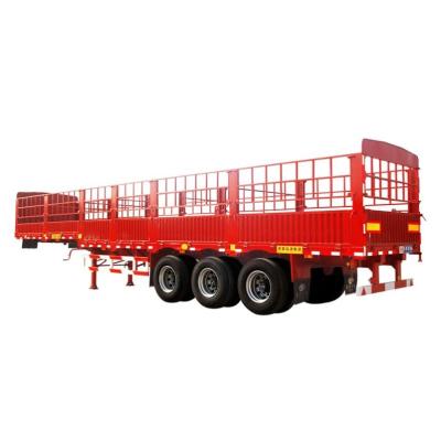 China Good quality barrier trailer truck trailer 50 ton semi trailer truck for sale for sale