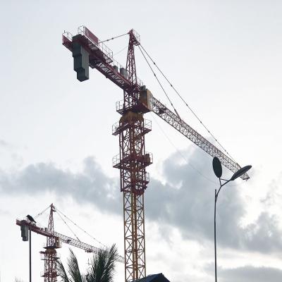 China Tower Crane SYT80 6 Ton Self Erecting Small Tower Crane Rooftop Crane Construction Machinery Crane Towercrane for sale