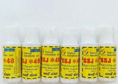 Cina SSJ*48 Sopracciglia ricamata Tattoo Gel anestetico con 6% di cloridrato anestetico in vendita