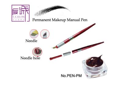 China Freehand Permanent Manual Tattoo Eyebrow Makeup Pen with Blade for sale