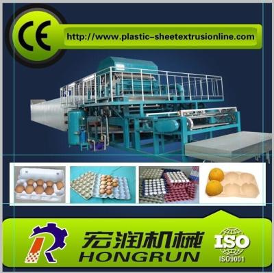 China Advanced techniques Egg Tray Machine , Rotary Type Pulp Molding Machine HR-2000~HR-8000 for sale