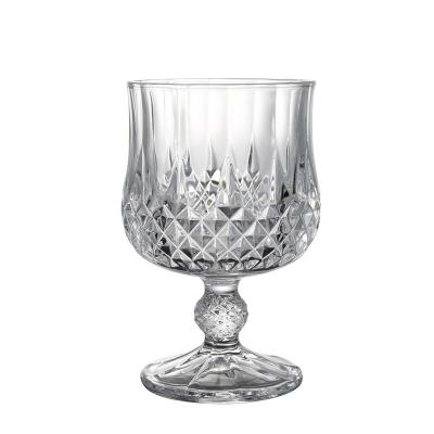 China Wholesale and retail factory stocked retro Nordic style high quality wine brandy crystal clear glass small glass for sale