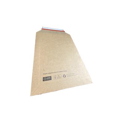 China paper & Good Cardboard Sealing Custom Recyclable Thick Kraft Envelope Kraft Big Envelope for sale