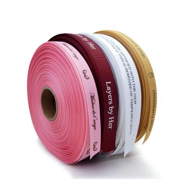 China China factory custom 100% sustainable polyester ribbon bouquet wrapping ribbon satin silk ribbon for apparel for sale