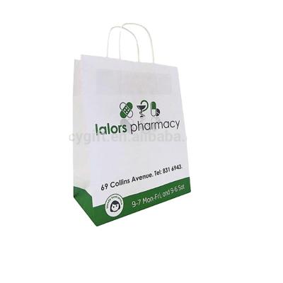 China 2021 Recyclable Custom Printed Recycled Pharmacy From China Printed Bags for sale