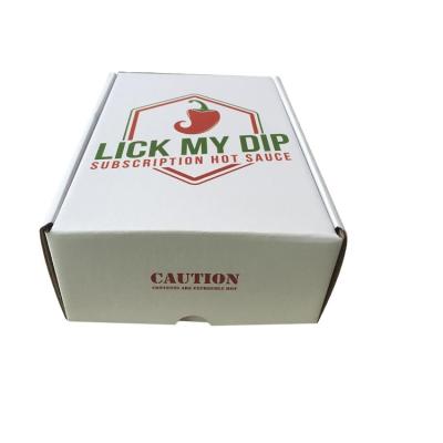 China Food grade masala spice biodegradable custom corrugated paper box for shipping for sale