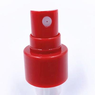 China Spill Non 24/410 Smooth Fine Mist Sprayer In Red Color Customized Professional Plastic Pumps Hand Mist Spray for sale