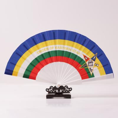 China Europe Personalized Plastic Hand Held Hand Fan For Events for sale