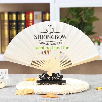 China Eco-friendly Promotional Gifts China Folk Art Bamboo Folding Hand Fan Advertising Fan for sale