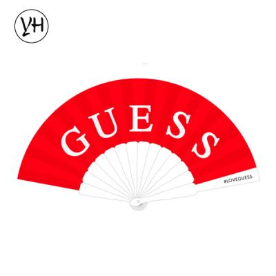 China Wholesale Custom Folding Plastic Hand Fan From Europe for sale