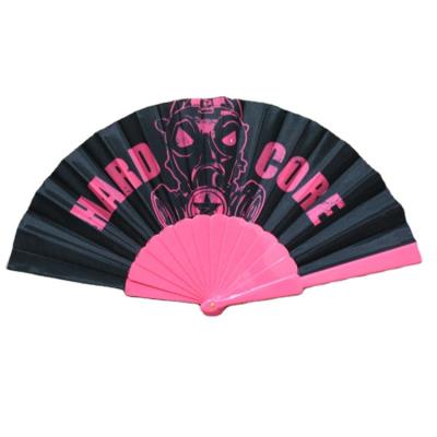 China Europe Customize Printing Folding Plastic Fan As Promotional Gift for sale