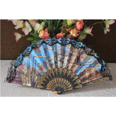 China Europe Customized Plastic Souvenir Fan for sale