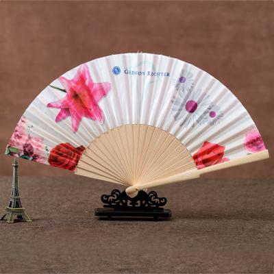 China Europe Popular Hand Painted Spanish Wooden Fan for sale