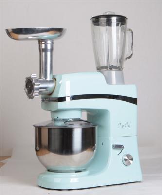 China Multifunction Tilt Up Cake Stand Mixer 1300W Motor ABS PLastic Housing With 5L Bowl for sale