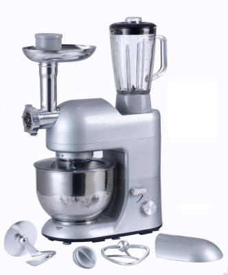 China 3 In 1 Upgraded Small Stand Mixer 1300W Tabletop Mixer With 5.3QT Bowl for sale