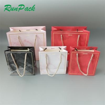 China Free Sample Recyclable China Manufacturers Personalized Luxury Boutique Gift Bag Packaging Custom Pink Paper Thank You Gift Bags With Logo for sale