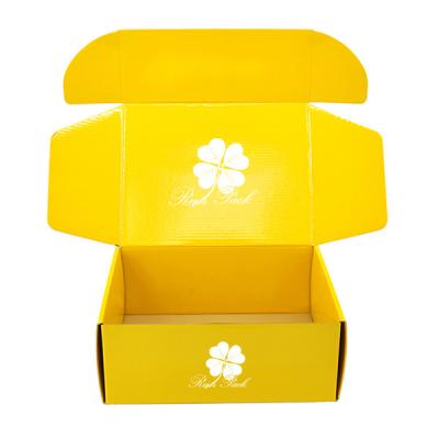 China High Quality Customized Recycled Materials Box Tab Lock Folding Corrugated Paper Mailing Packaging Box for sale