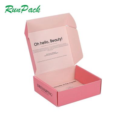 China Recycled Materials Wholesale Free Logo Custom Gift Design Cardboard Cardboard Print Fold Mailing Mailing Announcement Corrugated Paper Packaging Box for sale