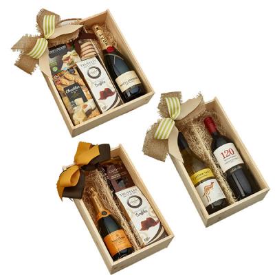 China Recycled Materials Wholesale Luxury Custom Corrugated Gift Boxes Wine Packaging Gift Box for sale