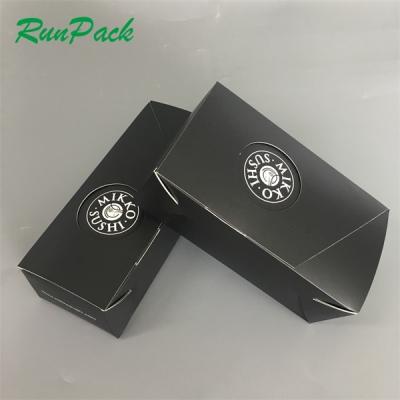 China Recycled Materials Customized Design Cheap Fast Delivery Food Packaging Take Out Japanese Sushi Luxury Cardboard Paper Box For Lunch for sale