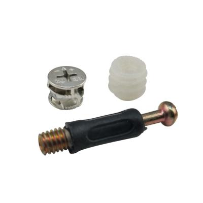 China Contemporary furniture connector screw housing fitting minifix bolt nut disassembly and nylon set of plate accessories for sale