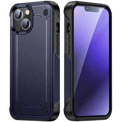 China Hot Selling Luxury Shockproof Radio Charging Dual Protection TPU Soft Hard PC Phone Case For iPhone 14 Charging Case for sale