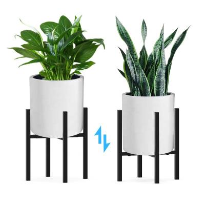 China Indoor Garden Outdoor Corner Decoration 8 Tall Indoor Plant Stand 9 10 11 12 Large Metal Adjustable Wholesale Outdoor Corner Plant Stands For Plant Pots for sale