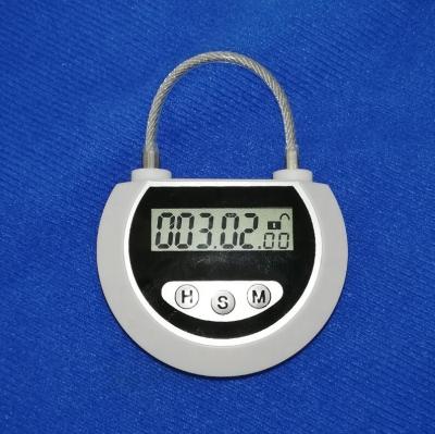 China New ABS+Metal 999 Hours Time Lock Multifunctional Kitchen Timing Lock Alternative Storage Containers With Padlock for sale