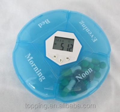 China Cheapest 4 Alarm Pill Box Timer With Reminder Timer Tp7003 for sale