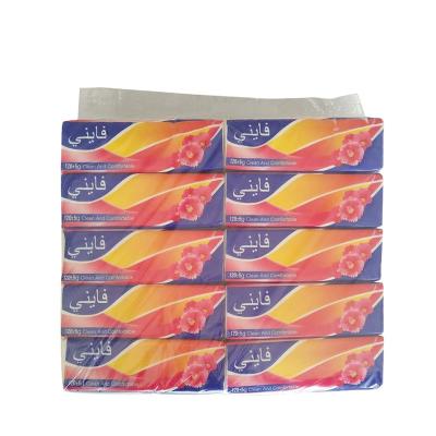 China Box Tissue 3 Ply Wood Pulp Virgin Soft Facial Tissue Paper 40packs/Case (4bags*10packs) for sale