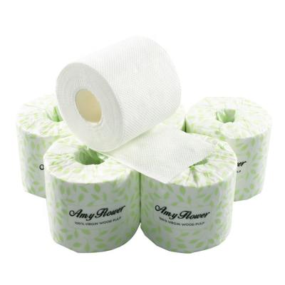 China Virgin Wood Pulps Individual Wrapped Toilet Paper Customized Thicker Stitched Toilet Paper Recycled Toilet Paper for sale