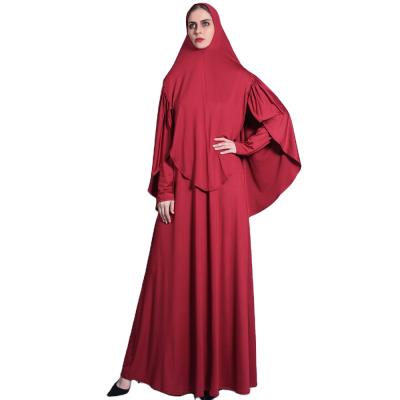 China 2021 Long Sleeve Women Chiffon Hijab Abaya Middle Eastern Clothing Popular Current Formal Casual Daily Abaya Muslim Dress for sale