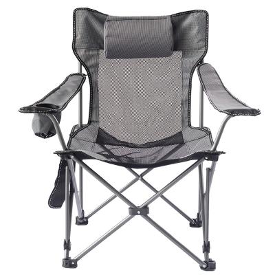 China Contemporary Foldable Smlhparty Ultralight Portable Outdoor Camp Chair Camping Chair With High Back Pockets Comapct Portable Chair for sale