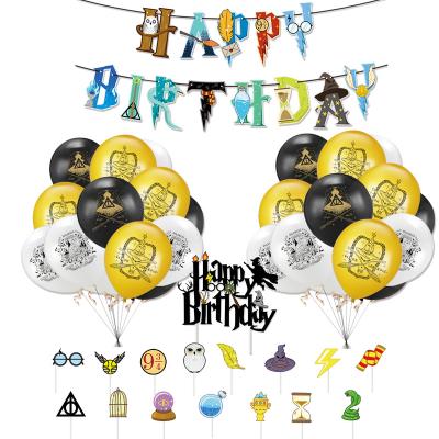 China smlhparty beauty decorations magician birthday balloons magician banner birthday decorations school birthday decorations for sale