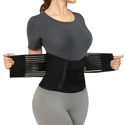 China Hot Dropshipping Ladies Neoprene Slim Body Back Support Slimming Sweat Trainer Trimmer Belt Belly Band Weight Loss Waist for sale