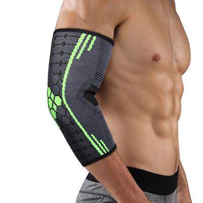 China Custom Nylon Unisex Colorful Compression Elbow Brace Non-Slip Sleeve Breathable For Daily Life&Sports for sale