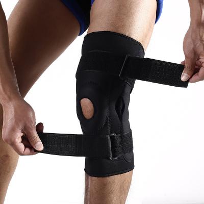 China Breathable Custom Elastic Nylon Compression Nylon Knee Support Adjustable Knee Support Brace For Running for sale