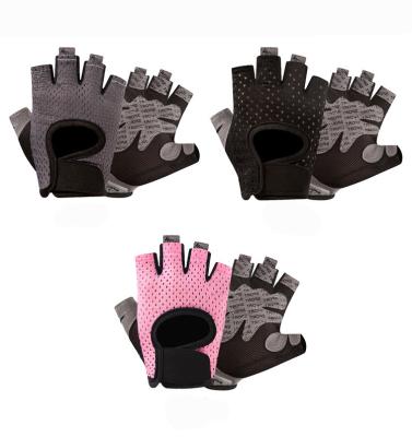 China Breathable Breathable Gym Sports Half Finger Cycling Gloves Short Quakeproof Gloves for sale