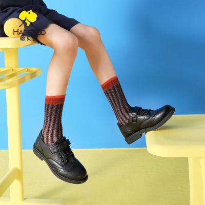 China Flat Leather Shoes For Kids School Shoes Kids Summer Black Student Girls Fashion for sale