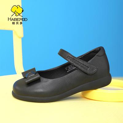 China New Arrival Students Girls Flat Elegant Shoes Classic Patent Leather Children Shoes Pure Color for sale