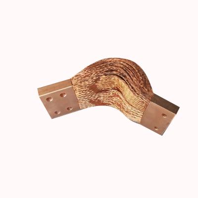 China Low Price Customized Tinned Power Copper Ground Bus Bar , Grounding Insulated Copper Braid for sale