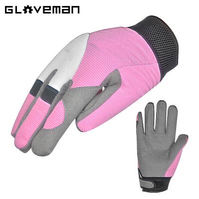 China New Cool Pink Color Gym GLOVEMAN Breathable Half-finger Non-slip and Shock-absorbing Mountain Bike Training Gloves for sale