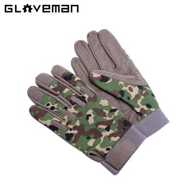 China GLOVEMAN Dexterity Outdoor Sport Ridding Camouflage Hunting Safety Protective Gloves Camouflage Work Tactical Gloves for sale