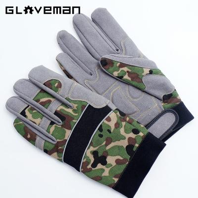 China Unisex Outdoor Synthetic Leather Stormproof Camouflage GLOVEMAN Tactical Shooting Hunting Sports Gloves For Men for sale