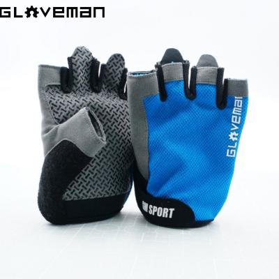 China New half finger GLOVEMAN fashion workout fitness weightlifting gym for men and women sports glove for sale